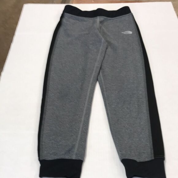 The North Face Gray and Black Two Tone Joggers Girls Size M (10-12) Sweatpants - Picture 1 of 10